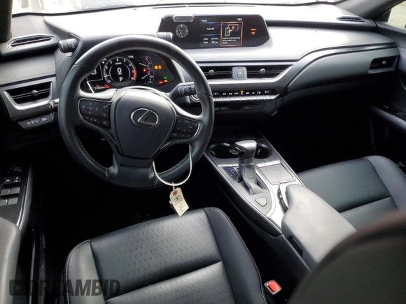 2020 Lexus UX 200 with VIN JTHX3JBH1L2022336, listed as a Copart auction lot 42150535 with 51,303 mi miles and Salvage Title. Bid and sale history available at DreamBid. Image 8.