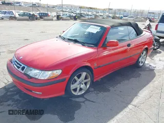 2002 Saab 9-3 SE with VIN YS3DF78K127007248, listed as a IAAI auction lot 41523510 with 105,211 mi miles. Bid and sale history available at carsss.com. Image 2.