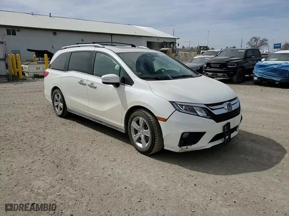 2019 Honda Odyssey EX-L with VIN 5FNRL6H78KB113749, listed as a Copart auction lot 49448935 with 72,380 mi miles and Salvage Title. Bid and sale history available at carsss.com. Image 12.