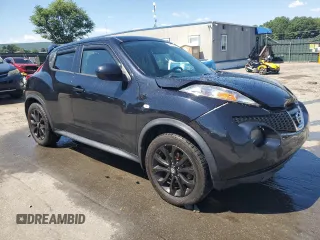 2014 Nissan Juke SL with VIN JN8AF5MV5ET481234, listed as a Copart auction lot 63012025 with 188,729 mi miles and Salvage title. Bid and sale history available at DreamBid. Image 4.
