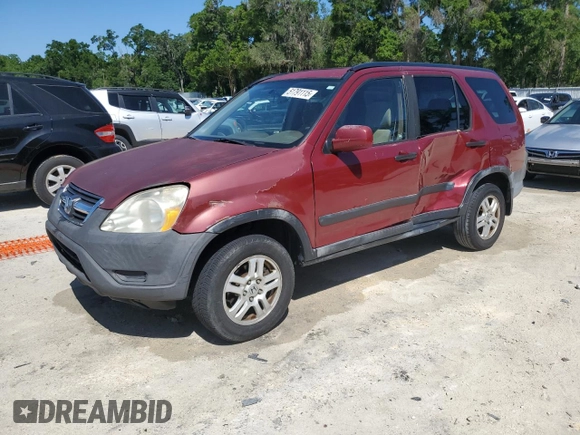 2002 Honda CR-V EX z VIN JHLRD78822C025890, wystawiony jako Copart lot #51791115 z przebiegiem 208 672 mil mil oraz Szkoda całkowita • Salvage title. Historia ofert i sprzedaży dostępna na DreamBid. Obrazek 1.
