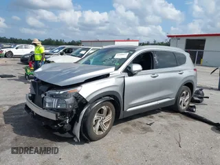 2022 Hyundai Santa Fe SEL with VIN 5NMS34AJXNH393589, listed as a IAAI auction lot 41908857 with 22,661 mi miles and . Bid and sale history available at DreamBid. Image 2.