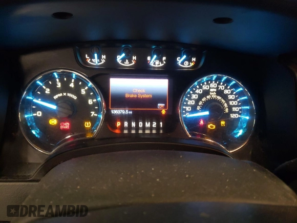2012 Ford F-150 XL with VIN 1FTFW1ET4CKD48913, listed as a Copart auction lot 52387655 with 136,379 mi miles and Clean title. Bid and sale history available at DreamBid. Image 9.