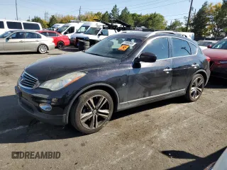 2014 Infiniti QX50 Journey with VIN JN1BJ0HR6EM190754, listed as a Copart auction lot 74960904 with 106,140 mi miles and Non Repairable. Bid and sale history available at carsss.com. Image 1.