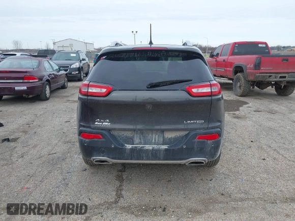 2016 Jeep Cherokee Limited with VIN 1C4PJMDS6GW120374, listed as a IAAI auction lot 41540008 with 102,131 mi miles and . Bid and sale history available at DreamBid. Image 16.