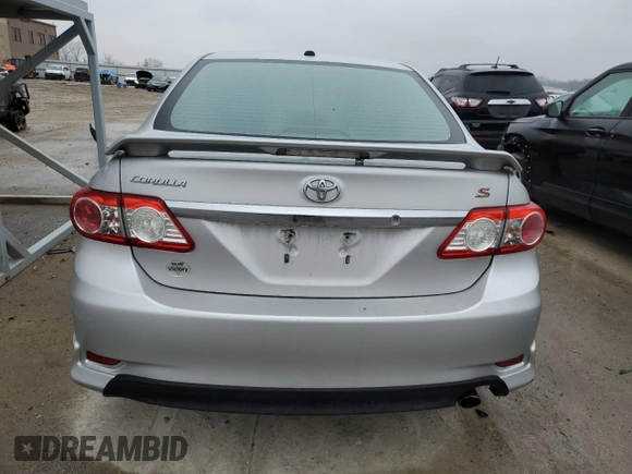 2011 Toyota Corolla L with VIN 2T1BU4EE9BC611081, listed as a Copart auction lot 44016535 with 137,193 mi miles and Salvage Title. Bid and sale history available at carsss.com. Image 6.