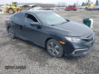 2021 Honda Civic Sedan LX with VIN 2HGFC2F60MH543179, listed as a IAAI auction lot 41666936 with 43,183 mi miles. Bid and sale history available at carsss.com. Image 1.