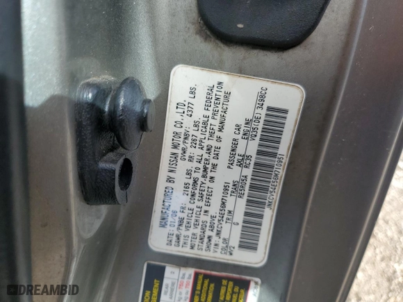 2006 Infiniti G35 Coupe with VIN JNKCV54E56M710951, listed as a Copart auction lot 79051624 with 163,629 mi miles and Salvage Title. Bid and sale history available at carsss.com. Image 13.