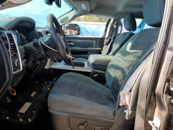 2018 Ram 1500 Big Horn with VIN 1C6RR6LG8JS221786, listed as a Copart auction lot 66178994 with 110,188 mi miles and Salvage Title. Bid and sale history available at carsss.com. Image 7.