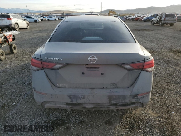 2022 Nissan Sentra S with VIN 3N1AB8BV9NY281513, listed as a Copart auction lot 82702674 with 51,051 mi miles and Salvage Title. Bid and sale history available at carsss.com. Image 6.