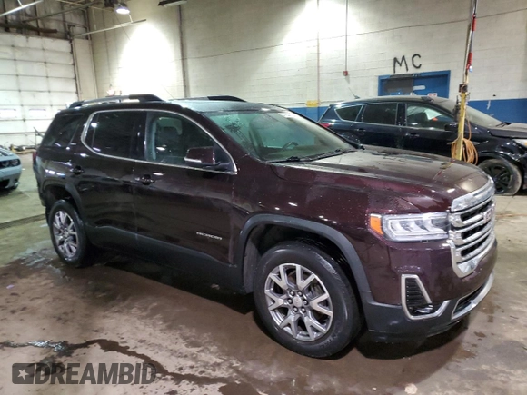 2020 GMC Acadia SLT with VIN 1GKKNULS6LZ238597, listed as a Copart auction lot 41644325 with 59,030 mi miles and Salvage Title. Bid and sale history available at DreamBid. Image 4.