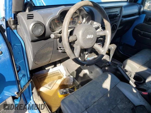 2009 Jeep Wrangler X with VIN 1J4FA24149L782816, listed as a Copart auction lot 42495835 with Not Provided miles and Salvage Title. Bid and sale history available at DreamBid. Image 8.