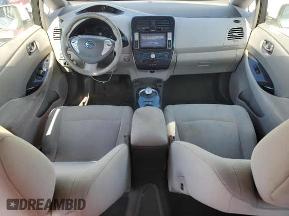 2012 Nissan LEAF SL with VIN JN1AZ0CP8CT023955, listed as a Copart auction lot 55696755 with 39,181 mi miles and Clean Title. Bid and sale history available at DreamBid. Image 8.