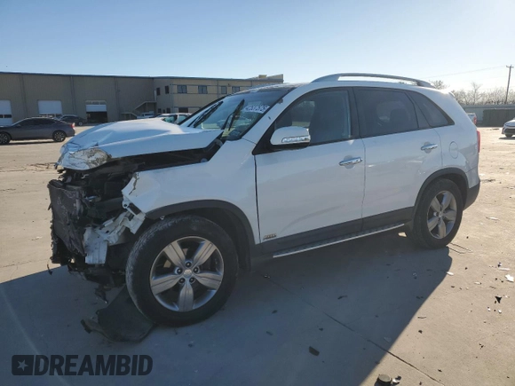 2013 Kia Sorento EX with VIN 5XYKUDA27DG384038, listed as a Copart auction lot 42537575 with 54,637 mi miles and Salvage Title. Bid and sale history available at carsss.com. Image 1.