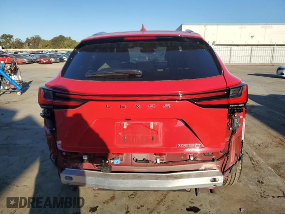 2023 Lexus NX with VIN JTJAKCEZ6P2013970, listed as a Copart auction lot 79829424 with 23,595 mi miles and Salvage Title. Bid and sale history available at carsss.com. Image 6.