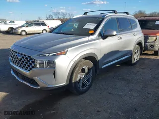 2022 Hyundai Santa Fe SEL with VIN 5NMS24AJ6NH433542, listed as a IAAI auction lot 41683226 with 134,809 mi miles. Bid and sale history available at carsss.com. Image 2.