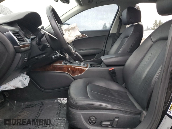 2015 Audi A6 3.0L TDI Premium Plus with VIN WAUFMAFC8FN005784, listed as a Copart auction lot 42483395 with 93,999 mi miles and Salvage Title. Bid and sale history available at carsss.com. Image 7.