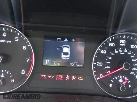 2019 Kia Forte S with VIN 3KPF34AD3KE124249, listed as a IAAI auction lot 41986218 with 40,164 mi miles. Bid and sale history available at carsss.com. Image 7.
