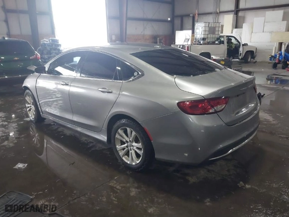 2015 Chrysler 200 Limited with VIN 1C3CCCAB3FN587493, listed as a IAAI auction lot 41630990 with 175,158 mi miles. Bid and sale history available at carsss.com. Image 3.