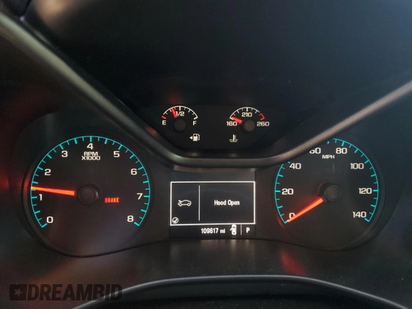 2018 Chevrolet Colorado 2WD Work Truck with VIN 1GCHSBEA4J1223101, listed as a Copart auction lot 42364425 with 109,617 mi miles and Salvage Title. Bid and sale history available at carsss.com. Image 9.