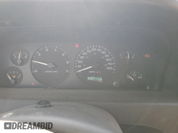 2004 Jeep Grand Cherokee Laredo with VIN 1J4GX48S74C195326, listed as a Copart auction lot 53993785 with 280,456 mi miles and Salvage title. Bid and sale history available at DreamBid. Image 9.