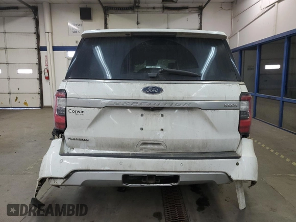 2020 Ford Expedition Max Platinum with VIN 1FMJK1MT9LEA38158, listed as a Copart auction lot 42392845 with 126,701 mi miles and Salvage title. Bid and sale history available at DreamBid. Image 6.