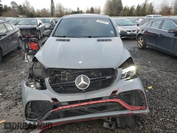 2016 Mercedes-Benz GLE 63 S AMG with VIN 4JGED7FB7GA046744, listed as a Copart auction lot 85036564 with 93,455 mi miles and Salvage title. Bid and sale history available at DreamBid. Image 5.