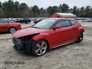 2013 Hyundai Veloster Turbo with VIN KMHTC6AE6DU142669, listed as a Copart auction lot 50045975 with 111,786 mi miles and Clean title. Bid and sale history available at DreamBid. Image 1.