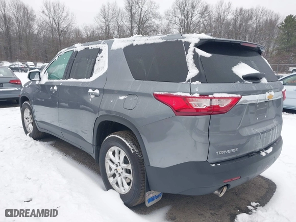 2021 Chevrolet Traverse LS with VIN 1GNERFKW3MJ104005, listed as a IAAI auction lot 41084040 with 63,660 mi miles. Bid and sale history available at carsss.com. Image 3.