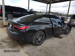 2021 BMW 4 Series 430i z VIN WBA53AP0XMCH56237, wystawiony jako Copart lot #51148215 z przebiegiem 39 686 mil mil oraz Szkoda całkowita • Salvage title. Historia ofert i sprzedaży dostępna na DreamBid. Obrazek 3.