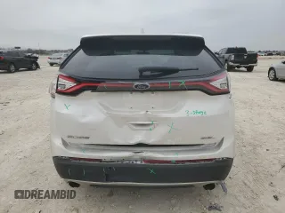 2015 Ford Edge SEL with VIN 2FMTK3J87FBC27296, listed as a Copart auction lot 45955775 with 157,480 mi miles and Salvage Title. Bid and sale history available at carsss.com. Image 6.