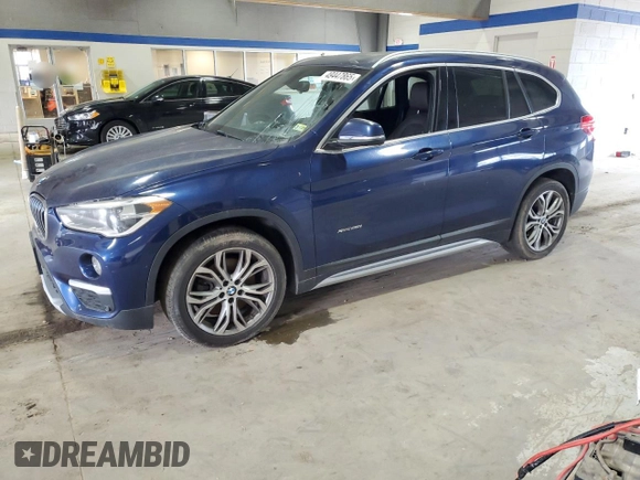 2017 BMW X1 xDrive28i with VIN WBXHT3C38H5F81270, listed as a Copart auction lot 49447865 with 185,048 mi miles and Clean Title. Bid and sale history available at carsss.com. Image 1.