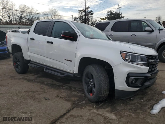 2022 Chevrolet Colorado 2WD LT with VIN 1GCGSCEN8N1201161, listed as a Copart auction lot 46057355 with 63,401 mi miles and Salvage Title. Bid and sale history available at carsss.com. Image 4.