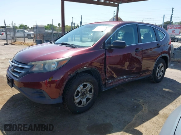 2013 Honda CR-V LX with VIN 5J6RM3H39DL017583, listed as a IAAI auction lot 41988588 with 254,382 mi miles. Bid and sale history available at carsss.com. Image 18.