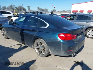 2017 BMW 4 Series 430i with VIN WBA4F7C38HG789545, listed as a IAAI auction lot 41654766 with 107,008 mi miles and . Bid and sale history available at carsss.com. Image 3.