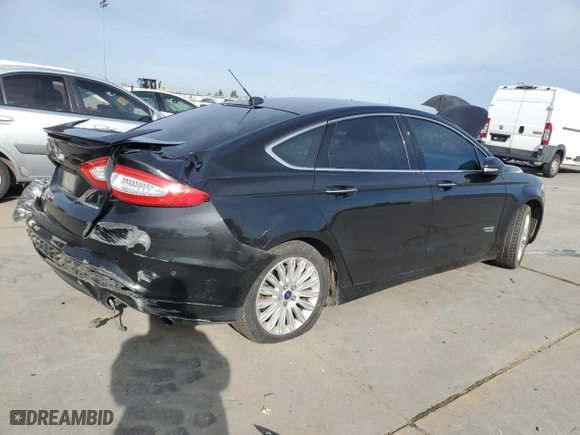 2014 Ford Fusion Energi Titanium with VIN 3FA6P0SU5ER269291, listed as a Copart auction lot 49859145 with 108,464 mi miles and Salvage Title. Bid and sale history available at carsss.com. Image 3.