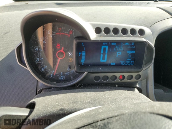2014 Chevrolet Sonic LT with VIN 1G1JC6SB3E4195761, listed as a Copart auction lot 48679895 with 76,350 mi miles and Salvage Title. Bid and sale history available at carsss.com. Image 9.