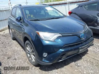 2017 Toyota RAV4 Hybrid Limited with VIN JTMDJREVXHD072464, listed as a IAAI auction lot 41921253 with 96,203 mi miles. Bid and sale history available at carsss.com. Image 1.