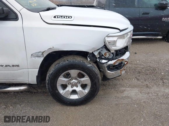 2019 Ram 1500 Big Horn/Lone Star with VIN 1C6RRFFG4KN790971, listed as a IAAI auction lot 41688790 with 63,366 mi miles. Bid and sale history available at carsss.com. Image 17.