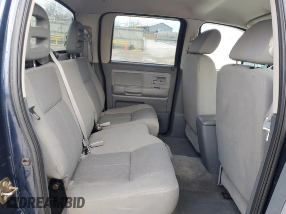 2006 Dodge Dakota SLT with VIN 1D7HW48K66S536209, listed as a Copart auction lot 45909015 with 117,531 mi miles and Salvage Title. Bid and sale history available at carsss.com. Image 10.