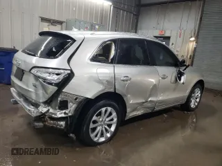 2015 Audi Q5 Premium Plus with VIN WA1LFAFP6FA099393, listed as a Copart auction lot 45502665 with 166,379 mi miles and Salvage title. Bid and sale history available at DreamBid. Image 3.