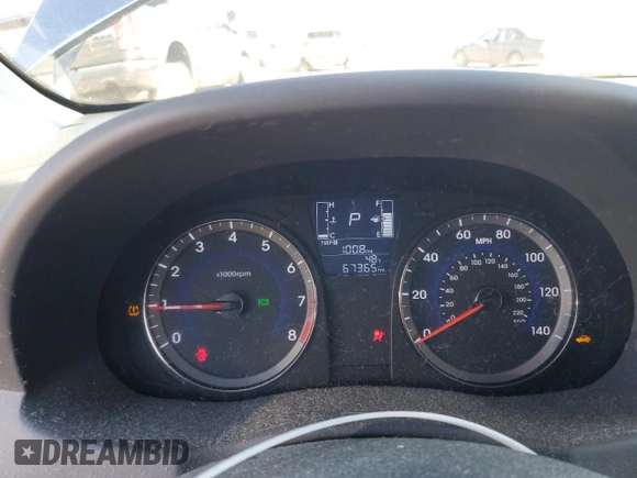 2015 Hyundai Accent GLS with VIN KMHCT4AE5FU821632, listed as a Copart auction lot 51219595 with 67,365 mi miles and Salvage Title. Bid and sale history available at carsss.com. Image 9.
