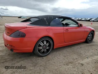 2004 BMW 6 Series 645Ci with VIN WBAEK73414B321494, listed as a Copart auction lot 48622035 with 221,764 mi miles and Clean Title. Bid and sale history available at carsss.com. Image 3.