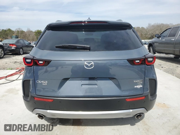 2024 Mazda CX-50 2.5 Turbo Premium Plus Package with VIN 7MMVABEYXRN164952, listed as a Copart auction lot 44917845 with 17,624 mi miles and Salvage Title. Bid and sale history available at carsss.com. Image 6.
