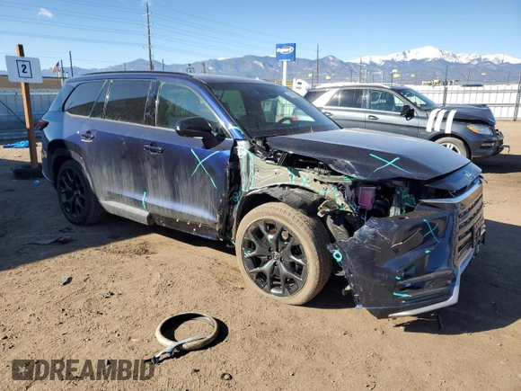 2024 Lexus TX 500h F Sport Premium with VIN 5TDABAB66RS006532, listed as a Copart auction lot 48316765 with 3,337 mi miles and Salvage title. Bid and sale history available at DreamBid. Image 4.