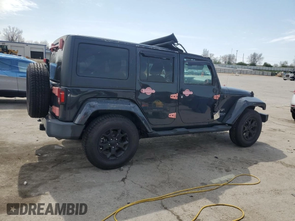 2017 Jeep Wrangler Unlimited Sahara with VIN 1C4BJWEG5HL707569, listed as a Copart auction lot 51326015 with 95,816 mi miles and Salvage title. Bid and sale history available at DreamBid. Image 3.