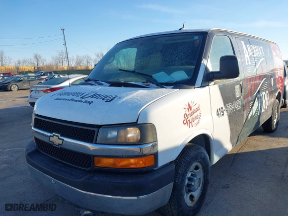 2012 Chevrolet Express Passenger 1LT with VIN 1GAZG1FG9C1139757, listed as a IAAI auction lot 41578074 with 62,563 mi miles. Bid and sale history available at carsss.com. Image 17.