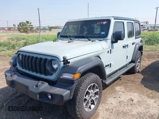 2024 Jeep Wrangler Willys with VIN 1C4PJXDG6RW287656, listed as a IAAI auction lot 41939426 with 6,121 mi miles and . Bid and sale history available at carsss.com. Image 2.