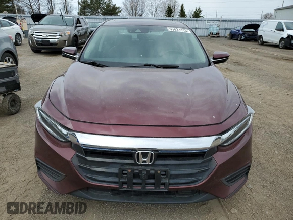 2019 Honda Insight Touring with VIN 19XZE4F76KE400076, listed as a Copart auction lot 55021115 with 184,443 mi miles and Clean Title. Bid and sale history available at carsss.com. Image 5.