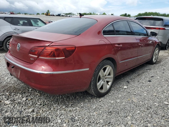 2013 Volkswagen CC Sport with VIN WVWBN7AN9DE549265, listed as a Copart auction lot 61805604 with 185,247 mi miles and Salvage Title. Bid and sale history available at carsss.com. Image 3.